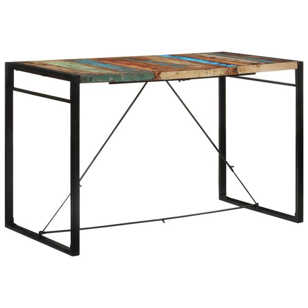 vidaXL Τραπέζι Μπαρ 175 x 90 x 110 εκ. από Μασίφ Ανακυκλωμένο Ξύλο