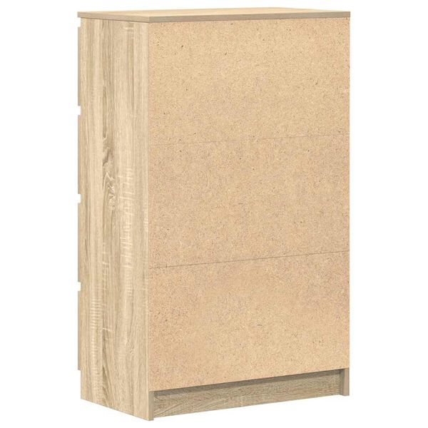 vidaXL Συρταριέρα Sonoma Δρυς 60 x 35 x 98,5 εκ. Επεξεργασμένο Ξύλο