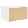vidaXL Ντουλάπι με Συρτάρια Λευκό 55 x 45 x 33.5 εκ Επεξεργασμένο ξύλο