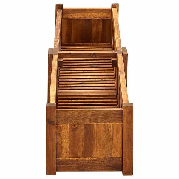 vidaXL Ζαρντινιέρα Υπερυψωμένη 150 x 30 x 25 εκ. από Ξύλο Ακακίας