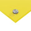 vidaXL Πίσω Πάνελ Κουζίνας 2 pcs Κίτρινο 90 x 40 cm σκληρυμένο γυαλί