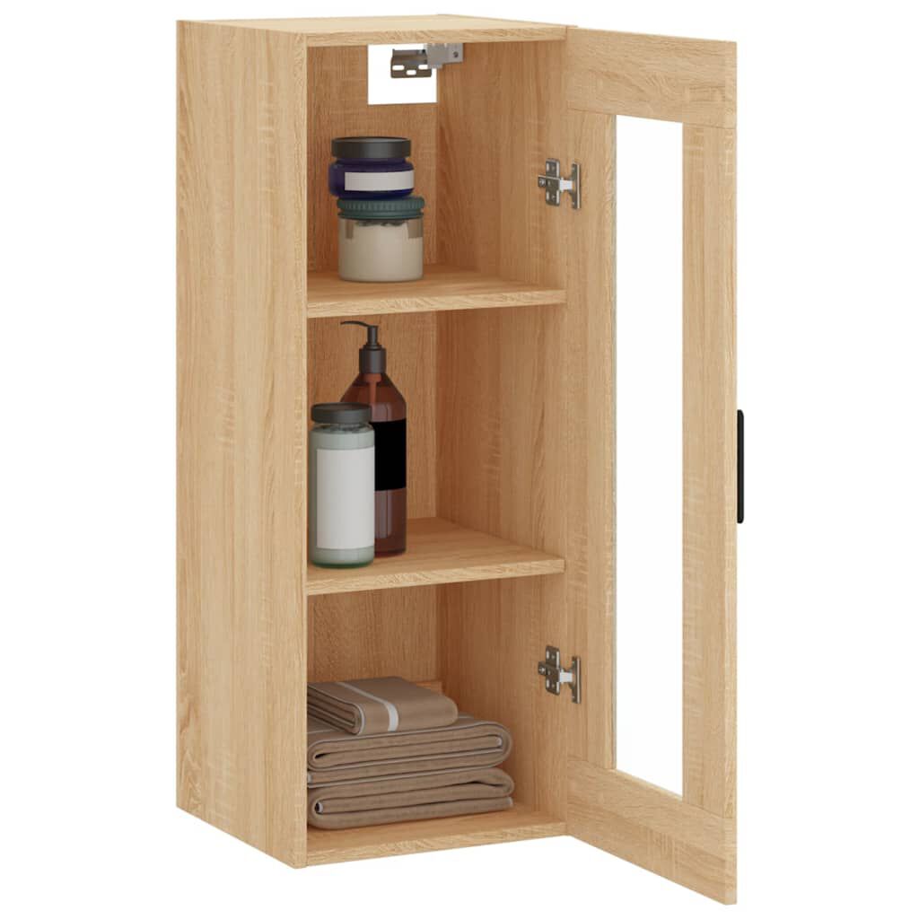 vidaXL Ντουλάπι Τοίχου Sonoma Δρυς 34,5 x 34 x 90 εκ.