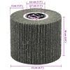 vidaXL Λειαντικοί Ρολοί 3 pcs Μαύρο 12 x 12 x 10 εκ. Συνθετικές ίνες