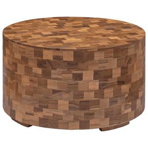 vidaXL &Tau;&rho;&alpha;&pi;&epsilon;&zeta;ά&kappa;&iota; &Sigma;&alpha;&lambda;&omicron;&nu;&iota;&omicron;ύ 60 x 60 x 35 &epsilon;&kappa;. &alpha;&pi;ό &Mu;&alpha;&sigma;ί&phi; &Xi;ύ&lambda;&omicron; Teak