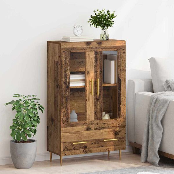 vidaXL Highboard &Pi;&alpha;&lambda;&iota;ό &Xi;ύ&lambda;&omicron; 69,5 x 31 x 115 &epsilon;&kappa;. &Sigma;ύ&nu;&theta;&epsilon;&tau;&omicron; &Xi;ύ&lambda;&omicron; &kappa;&alpha;&iota; &Gamma;&upsilon;&alpha;&lambda;ί