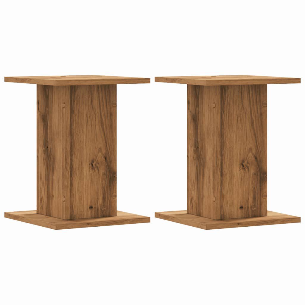 vidaXL Βάσεις Ηχείων 2 τεμ. Αρτισιανή Δρυς 30x30x40 εκ. Επεξ. Ξύλο
