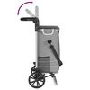 vidaXL Καρότσι Αγορών Γκρι 36.5 x 46.5 x 100.5 εκ Ύφασμα Oxford