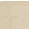 vidaXL Σετ Σαλονιού 4 Τεμαχίων Κρεμ Υφασμάτινο με Μαξιλάρια