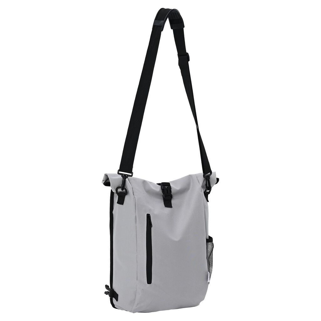 vidaXL Τσάντα Ποδηλάτου για Ράγες 20 L Γκρι 31x13x58 εκ.