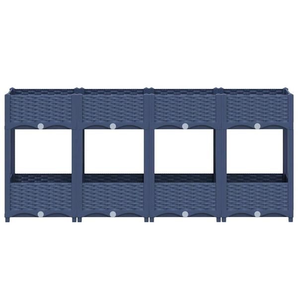 vidaXL Ζαρντινιέρα 160 x 40 x 71 εκ. από Πολυπροπυλένιο