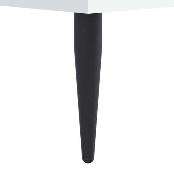 vidaXL Πλαίσιο Κρεβατιού Λευκό 160x200 εκ. Επεξεργασμένο Ξύλο