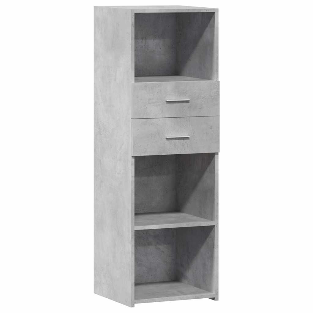 vidaXL Ντουλάπι Γκρι Σκυρ. 40x42,5x124 εκ. από Επεξεργασμένο Ξύλο