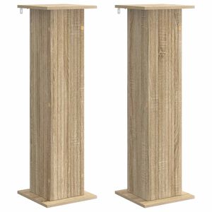 vidaXL &Beta;ά&sigma;&eta; &phi;&upsilon;&tau;ώ&nu; 2 pcs Sonoma &Delta;&rho;&upsilon;&sigmaf; 30,5 x 30 x 100,5 &epsilon;&kappa;