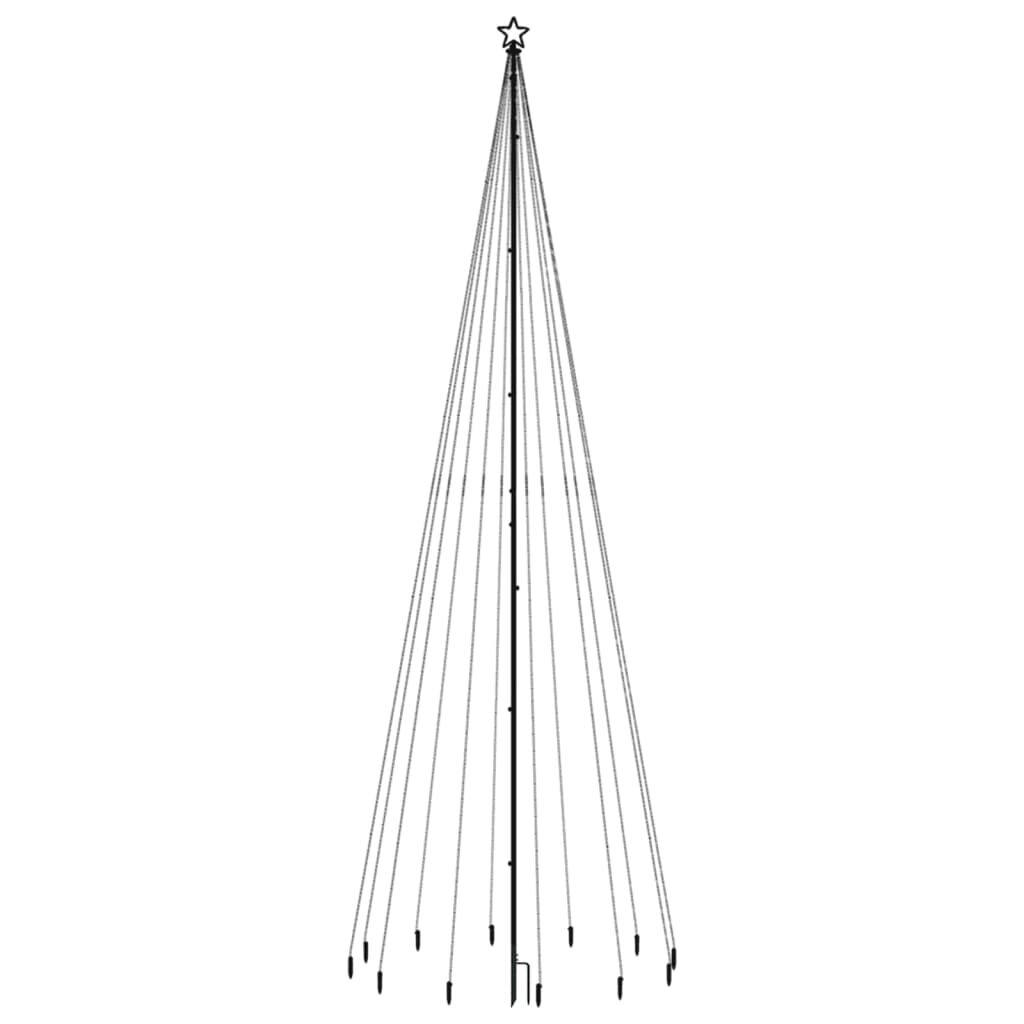 vidaXL Χριστουγεννιάτικο Δέντρο Με Ακίδα 732 LEDs Πολύχρωμο 500 εκ.