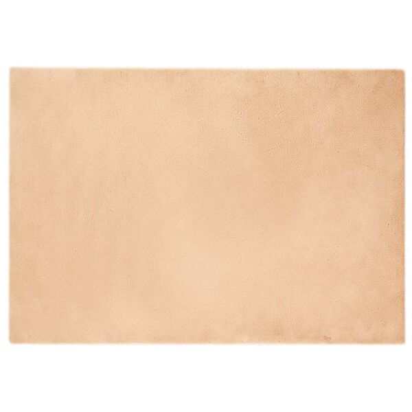 vidaXL Χαλιά Ψεύτικου Κουνελιού Taupe 140 x 200 cm Πολυεστέρας