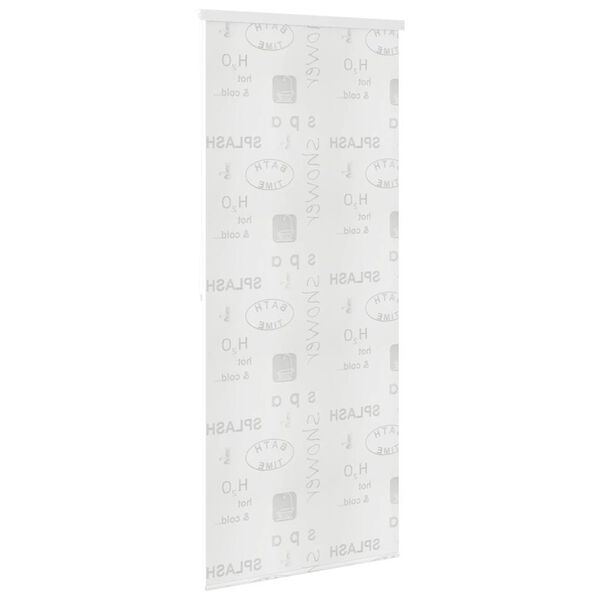 vidaXL Κουρτίνα Μπάνιου Ρολό Σχέδιο Πιτσιλιά 100 x 240 εκ.