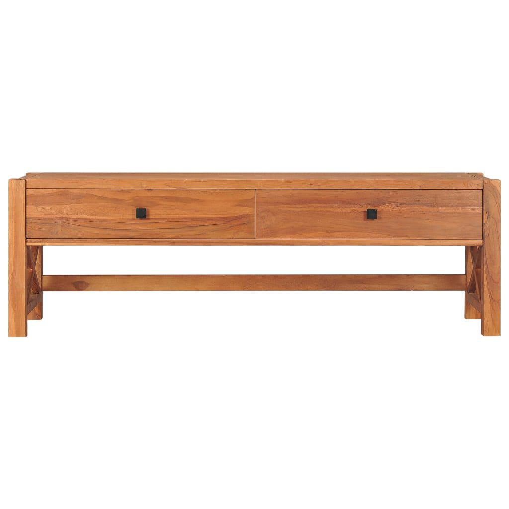vidaXL Έπιπλο Τηλεόρασης 140 x 40 x 45 εκ. από Ξύλο Teak