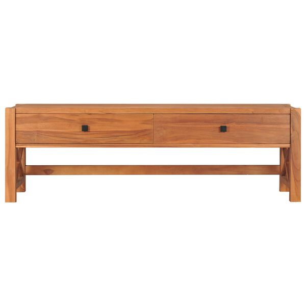 vidaXL Έπιπλο Τηλεόρασης 140 x 40 x 45 εκ. από Ξύλο Teak