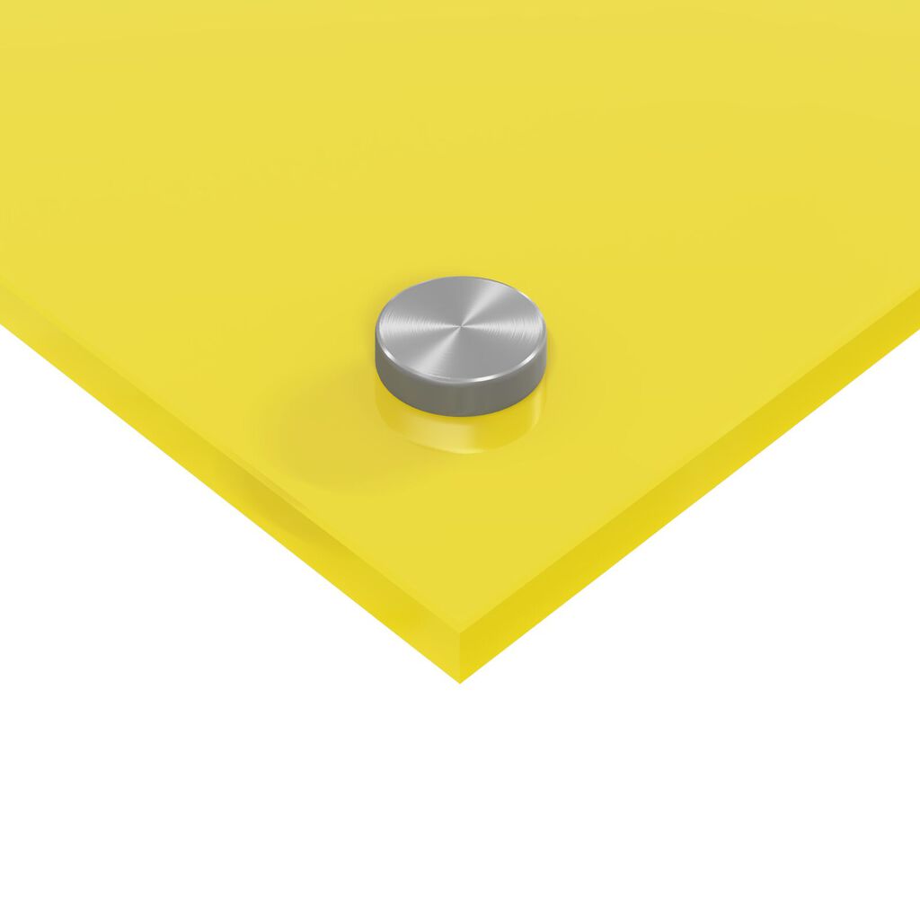 vidaXL Κουζίνα Πίσω Κάλυμμα Κίτρινο 70x60x0,6 εκ Σκληρυμένο Γυαλί