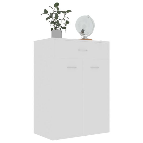 vidaXL Παπουτσοθήκη Λευκή 60 x 35 x 84 εκ. από Επεξ. Ξύλο