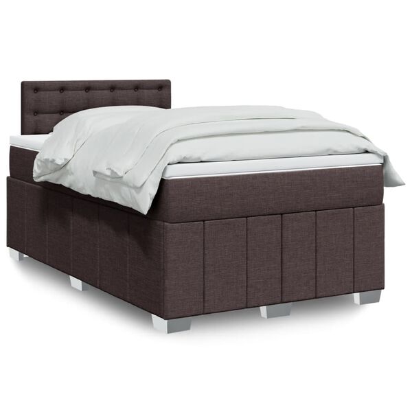 vidaXL &Kappa;&rho;&epsilon;&beta;ά&tau;&iota; Boxspring &mu;&epsilon; &Sigma;&tau;&rho;ώ&mu;&alpha; &Sigma;&kappa;&omicron;ύ&rho;&omicron; &Kappa;&alpha;&phi;έ 120x190 &epsilon;&kappa; &Upsilon;&phi;&alpha;&sigma;&mu;ά&tau;&iota;&nu;&omicron;