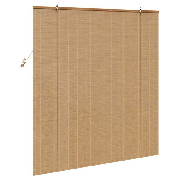 vidaXL Ρολά και Σκίες Παραθύρων Ανοιχτό καφέ 150 x 160 cm Μπαμπού