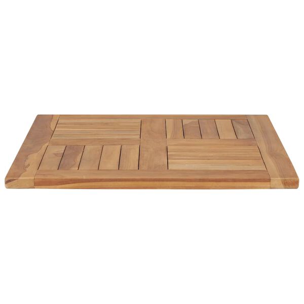vidaXL &Epsilon;&pi;&iota;&phi;ά&nu;&epsilon;&iota;&alpha; &Tau;&rho;&alpha;&pi;&epsilon;&zeta;&iota;&omicron;ύ 60 x 60 x 2,5 &epsilon;&kappa;. &Mu;&alpha;&sigma;ί&phi; &Xi;ύ&lambda;&omicron; Teak