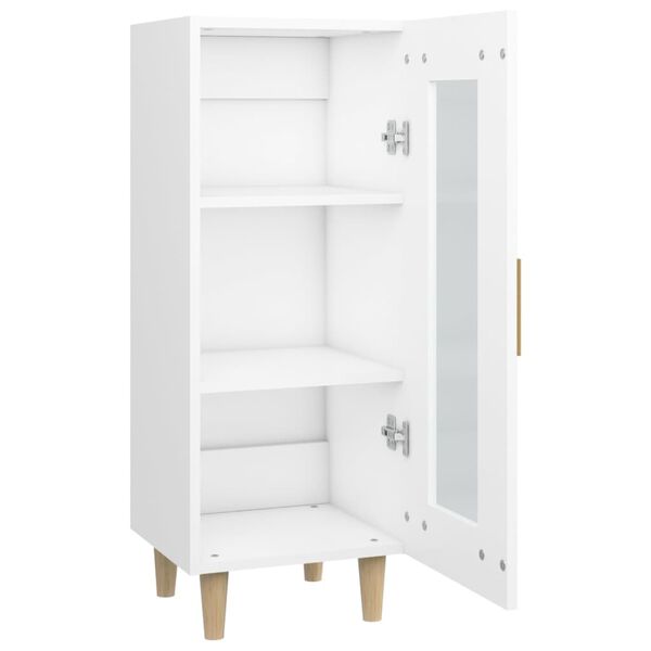 vidaXL Ντουλάπι Λευκό 34,5 x 34 x 90 εκ. από Επεξεργασμένο Ξύλο