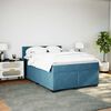 vidaXL &Kappa;&rho;&epsilon;&beta;ά&tau;&iota; Boxspring &mu;&epsilon; &Sigma;&tau;&rho;ώ&mu;&alpha; &Mu;&pi;&lambda;&epsilon; 160x200 &epsilon;&kappa;. &Beta;&epsilon;&lambda;&omicron;ύ&delta;&iota;&nu;&omicron;