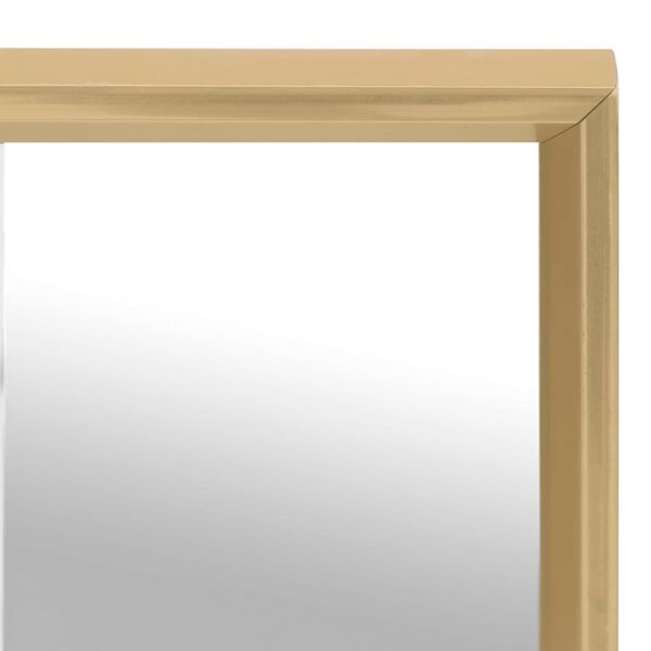 vidaXL Καθρέφτης Χρυσός 60 x 60 εκ.