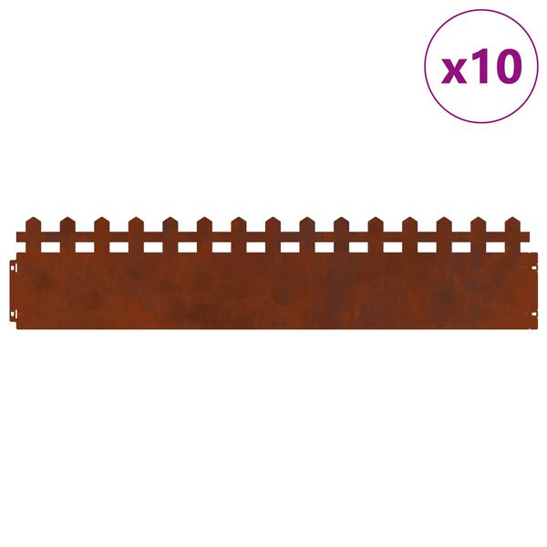 vidaXL &Pi;&epsilon;&rho;&iota;&gamma;&rho;ά&mu;&mu;&alpha;&tau;&alpha; &gamma;&kappa;&alpha;&zeta;ό&nu; 10 pcs &Sigma;&kappa; rusty 103 x 0,05 x 22 &epsilon;&kappa;
