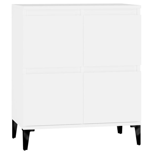 vidaXL Συρταριέρα Λευκή 60 x 35 x 70 εκ. από Επεξεργασμένο Ξύλο
