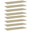 vidaXL &Rho;ά&phi;&iota;&alpha; &Beta;&iota;&beta;&lambda;&iota;&omicron;&theta;ή&kappa;&eta;&sigmaf; 8 &tau;&epsilon;&mu;. Sonoma &Delta;&rho;&upsilon;&sigmaf; 60x20x1,5 &epsilon;&kappa;. &Mu;&omicron;&rho;&iota;&omicron;&sigma;&alpha;&nu;ί&delta;&alpha;