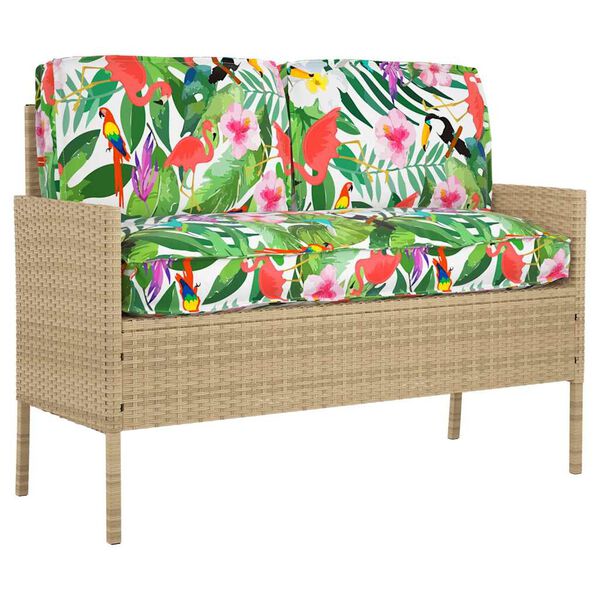 vidaXL &Sigma;&epsilon;&tau; &mu;&alpha;&xi;&iota;&lambda;&alpha;&rho;&iota;ώ&nu; Floral 3 pcs &Pi;&omicron;&lambda;ύ&chi;&rho;&omega;&mu;&omicron; Ύ&phi;&alpha;&sigma;&mu;&alpha; Ό&xi;&phi;&omicron;&rho;&nu;&tau;