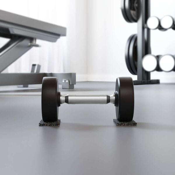 vidaXL Ρόλος από καουτσούκ Μαύρο Λάστιχο