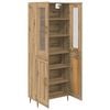 vidaXL Highboard 2 pcs Artisan Oak &Epsilon;&pi;&epsilon;&xi;&epsilon;&rho;&gamma;&alpha;&sigma;&mu;έ&nu;&omicron; &xi;ύ&lambda;&omicron;