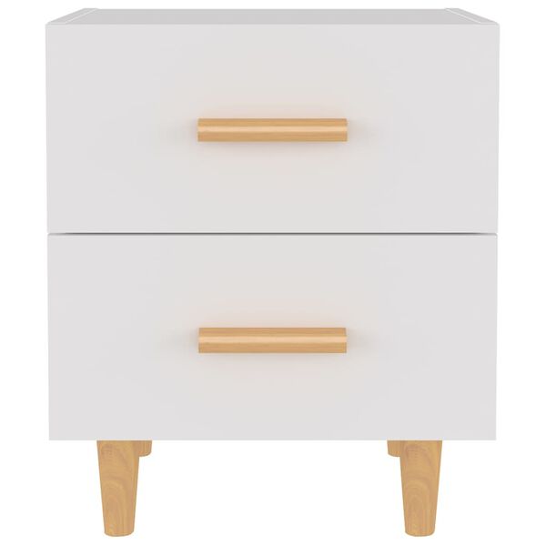 vidaXL Κομοδίνο Λευκό 40 x 35 x 47,5 εκ.
