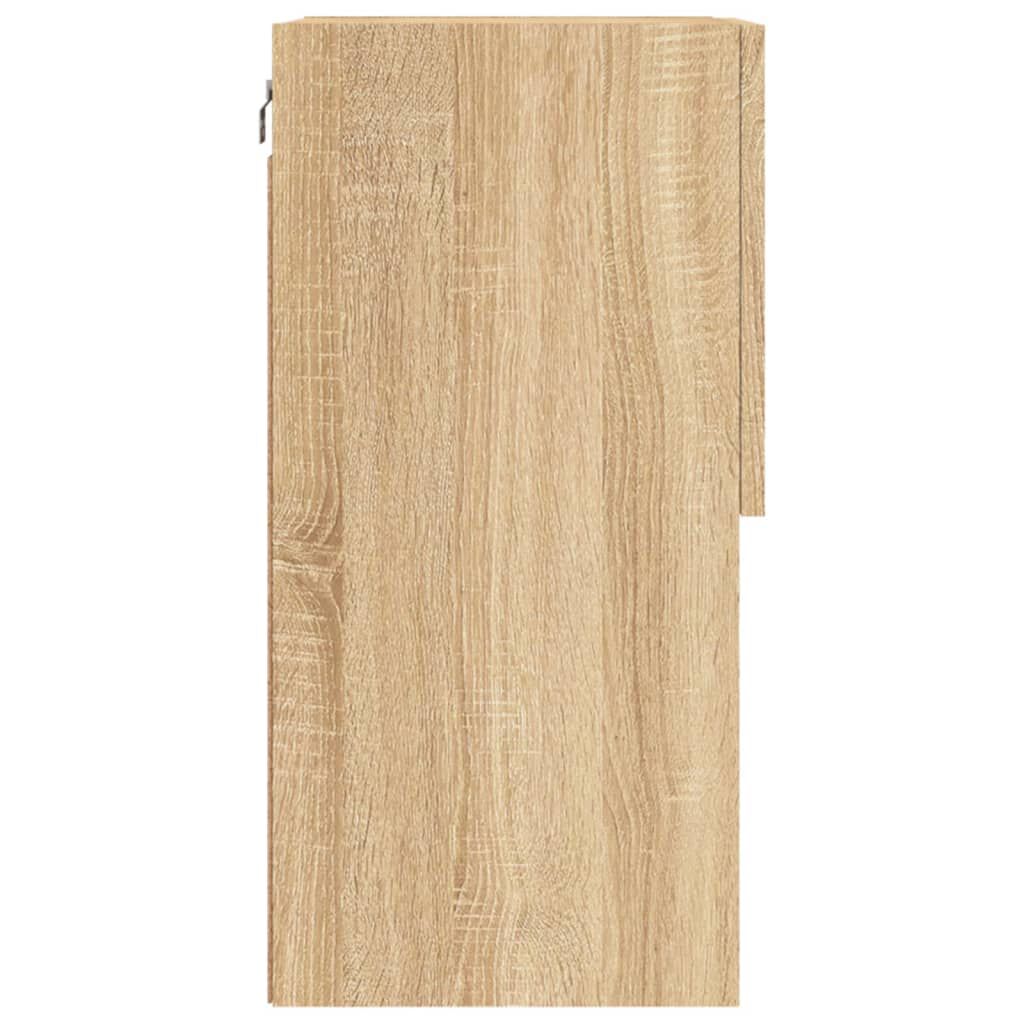 vidaXL Έπιπλο Τηλεόρασης με LED Sonoma Δρυς 40,5x30x60 εκ.