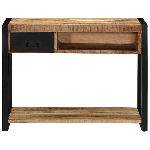 vidaXL Τραπέζι κονσόλας 100x35x75 cm Στερεό ακατέργαστο ξύλο Mango