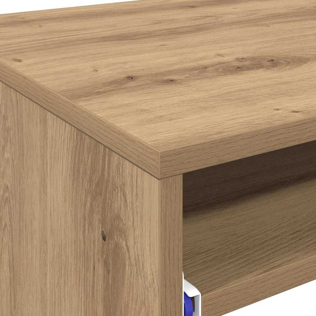 vidaXL Γραφείο artisan δρυς 77,5 x 43 x 79 εκ Επεξεργασμένο ξύλο