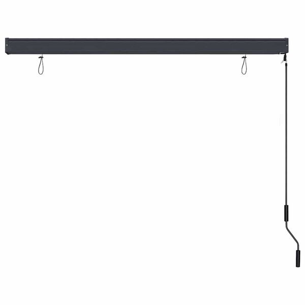 vidaXL Εξωτερικό ρολό Ριγέ Μπλε και λευκό 180 x 250 cm ύφασμα