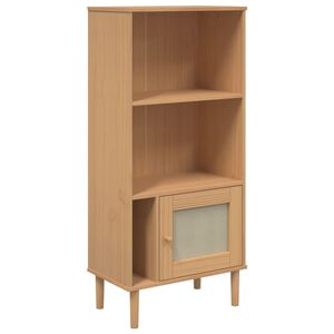 vidaXL &Beta;&iota;&beta;&lambda;&iota;&omicron;&theta;ή&kappa;&eta; SENJA &Kappa;&alpha;&phi;έ/Ό&psi;&eta; &Rho;&alpha;&tau;ά&nu; 60x35x130 &epsilon;&kappa; &Mu;&alpha;&sigma;ί&phi; &Xi;ύ&lambda;&omicron; &Pi;&epsilon;ύ&kappa;&omicron;&upsilon;
