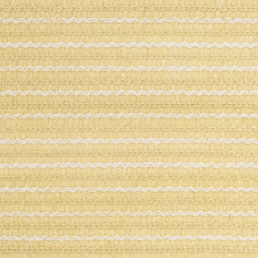 vidaXL Διαχωριστικό Βεράντας Μπεζ 90 x 300 εκ. από HDPE