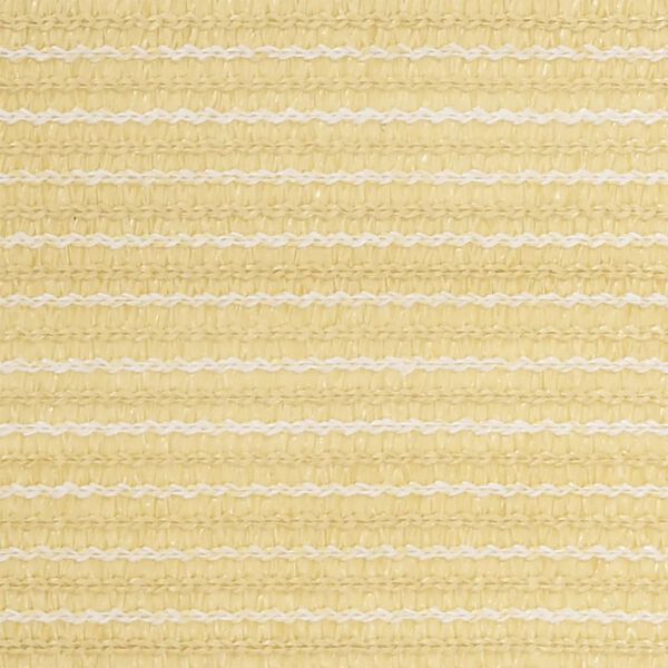 vidaXL Διαχωριστικό Βεράντας Μπεζ 90 x 300 εκ. από HDPE