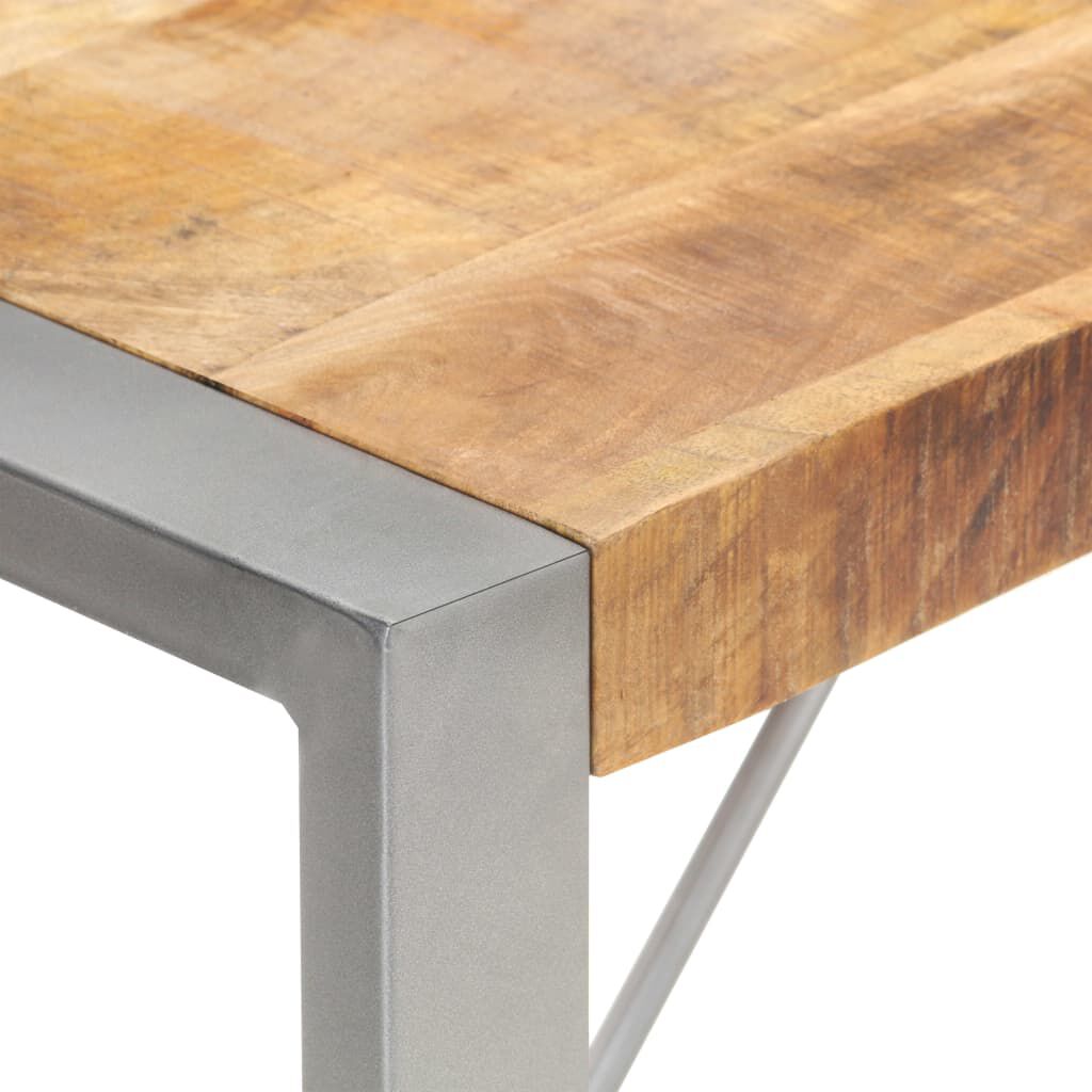 vidaXL Τραπεζαρία 200 x 100 x 75 εκ. από Μασίφ Ακατέργαστο Ξύλο Μάνγκο