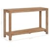 vidaXL Τραπέζι Κονσόλα 120 x 35 x 75 εκ. από Μασίφ Ξύλο Teak