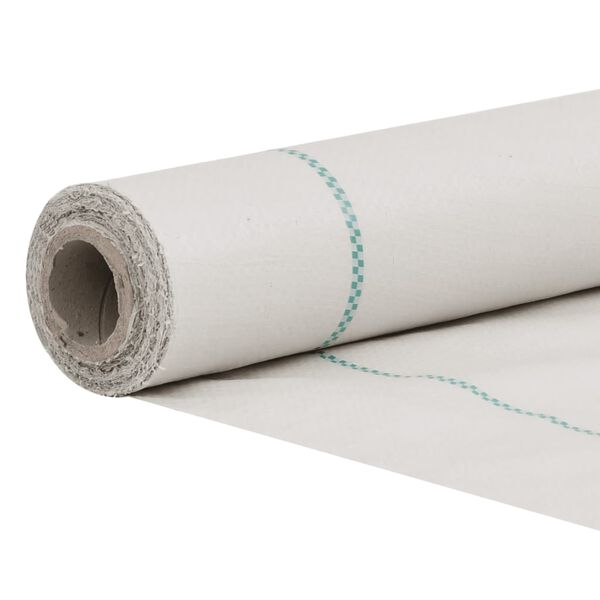 vidaXL Μεμβράνη Εδαφοκάλυψης Λευκή 1,5x150 μ. από Πολυπροπυλένιο