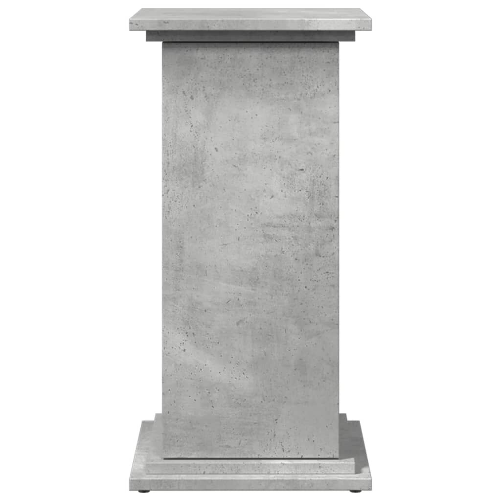 vidaXL Βάση Οθόνης με Αποθ. Γκρι Σκυρ. 31x30x60 εκ. Επεξεργ. Ξύλο