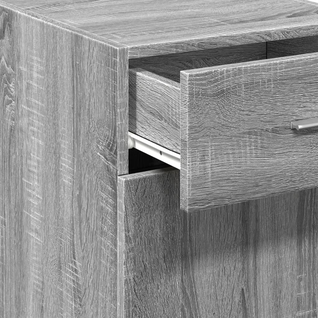 vidaXL Ντουλάπι Γκρι Sonoma 40x42,5x93 εκ. από Επεξεργασμένο Ξύλο