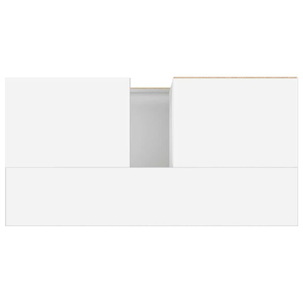 vidaXL Ντουλάπι Μπάνιου Λευκό 65 x 33 x 60 εκ. από Επεξεργασμένο Ξύλο